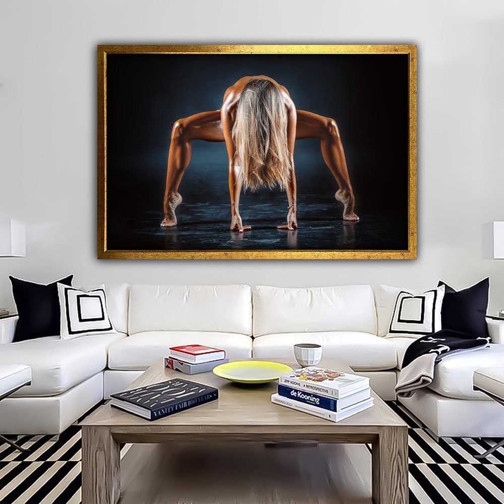 Nude Canvas Art, Woman Erotic Wall Art, Sexy Body Decor, Erotic Art Nudity, Nude Woman Bodyscape, Canvas Print, bedroom decor.jpg