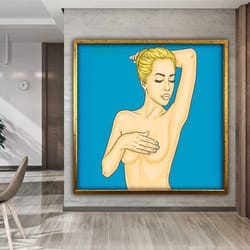 pop art wall art, comic pop art, woman wow, canvas print decor, woman wall art, lip wall decor, pop art print 1.jpg