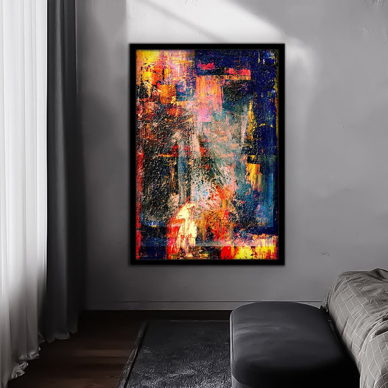 Red Abstract Canvas Wall Art, Modern Wall Hangings, Red Canvas Wall Print, colorful abstract canvas decor.jpg