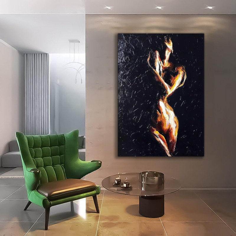 Sensual Wall Art, Erotica Woman, Sensual Canvas, Sexy Art Print, Sexy Woman, Woman with Sea, Nude Art Print, Nude Canvas, Erotic Wall Art 1.jpg