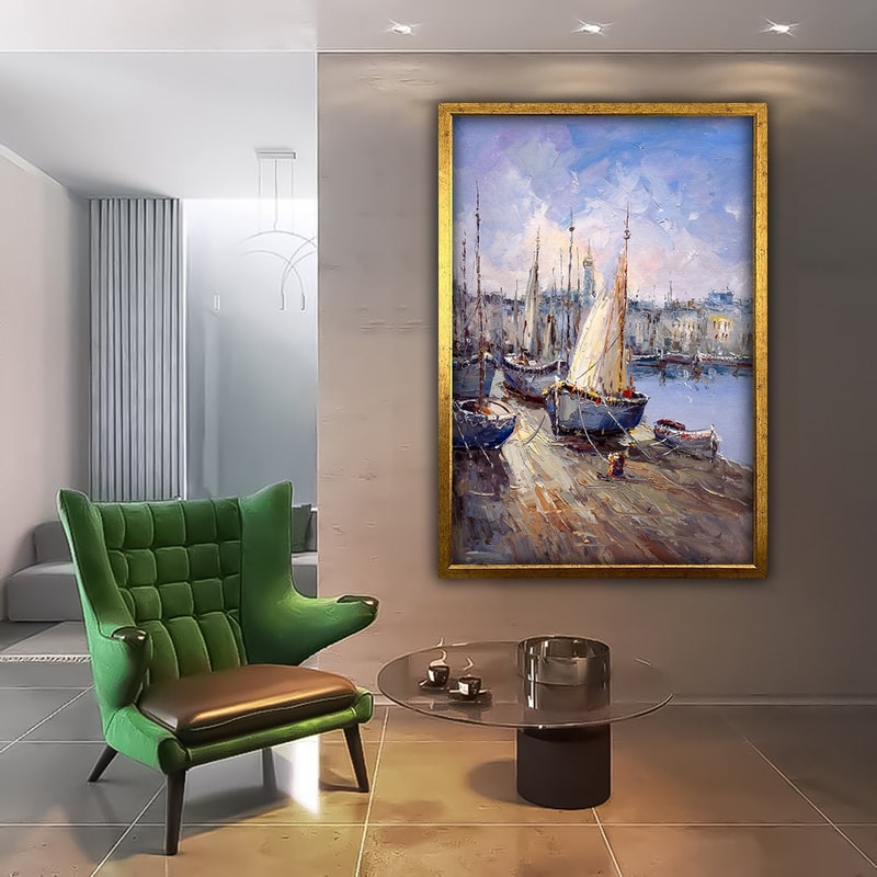 Ship canvas painting, pirate ship painting, sailing painting, boating ship painting, rowing boat painting, ships canvas painting 9.jpg