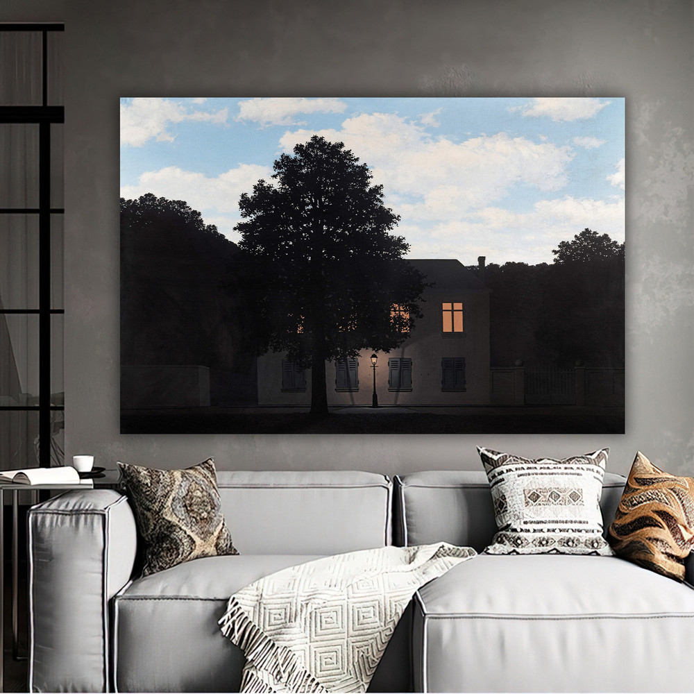 The Empire of Light by Rene Magritte, Rene Magritte Canvas Wall Art Poster, Wall Decor Print, Rene Magritte.jpg