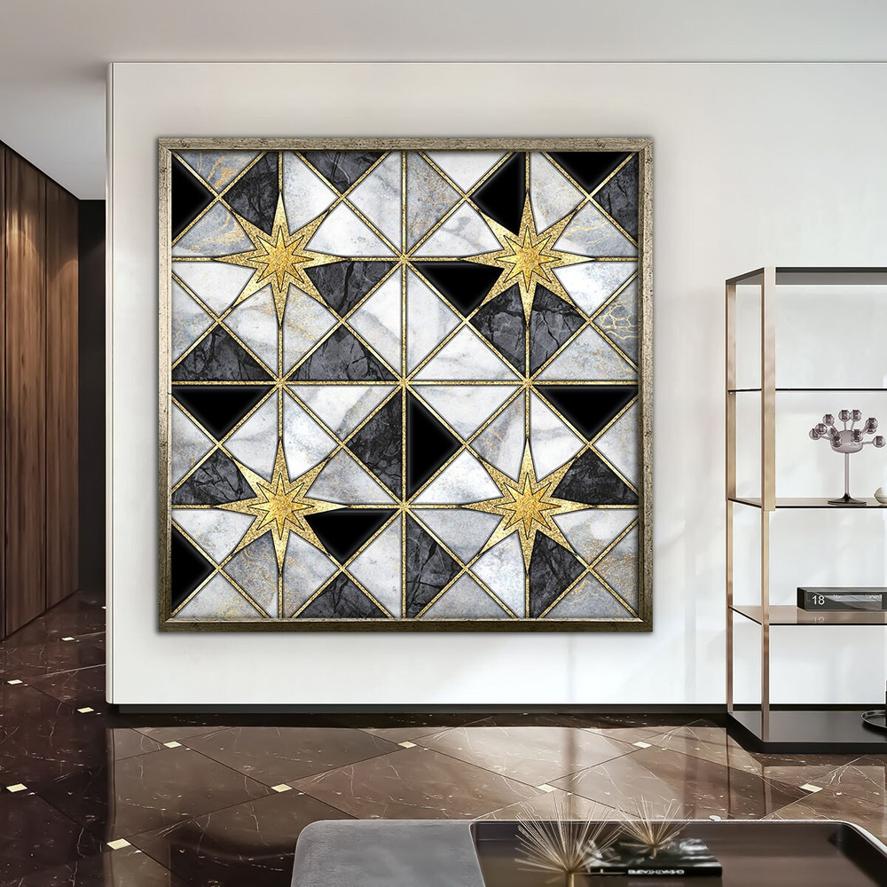 triangle shapes abstract painting, square shapes canvas print, geometric shapes wall decor, shapes abstract art.jpg