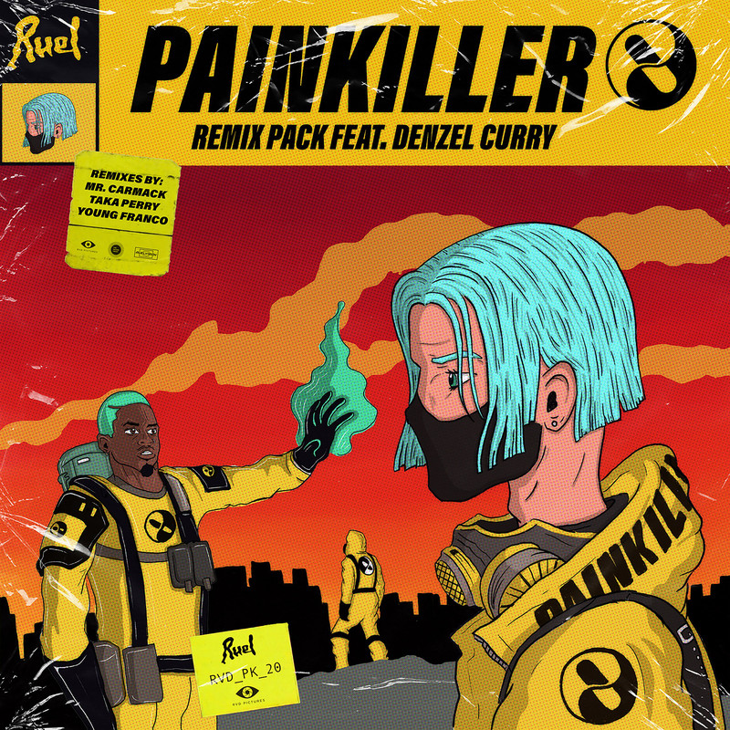 RUEL Painkiller Remix Feat Denzel Curry - Album Cover POSTER.jpg