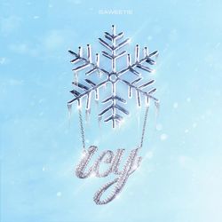 saweetie (icy chain) album cover poster