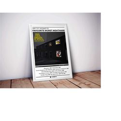 arctic monkeys poster | favourite worst nightmare poster