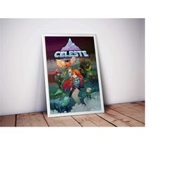 celeste poster | celeste print | gaming poster