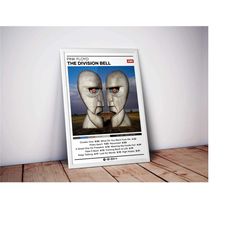 pink floyd poster | the division bell poster