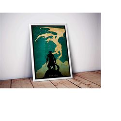 skyrim poster | skyrim print | gaming posters