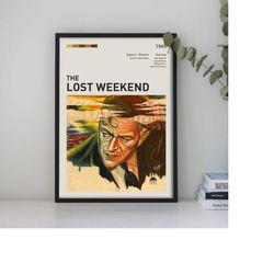 the lost weekend custom poster, classic vintage film