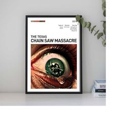 the texas chain saw massacre custom poster, personalized