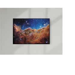 james webb space telescope, carina nebula space photo,