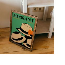 mossant fashion poster - retro concept store french
