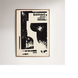 retro 1919 bauhaus poster - ausstellung / exhibition
