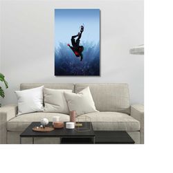 spider-man across the spider verse poster, spiderman poster,