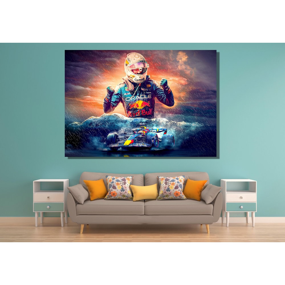 Max Verstappen Canvas Wall Art , Max Verstappen Poster, Print , Red Bull Racing Canvas Wall Art,Formula One F1 Grand Prix,Man Cave Wall Art.jpg