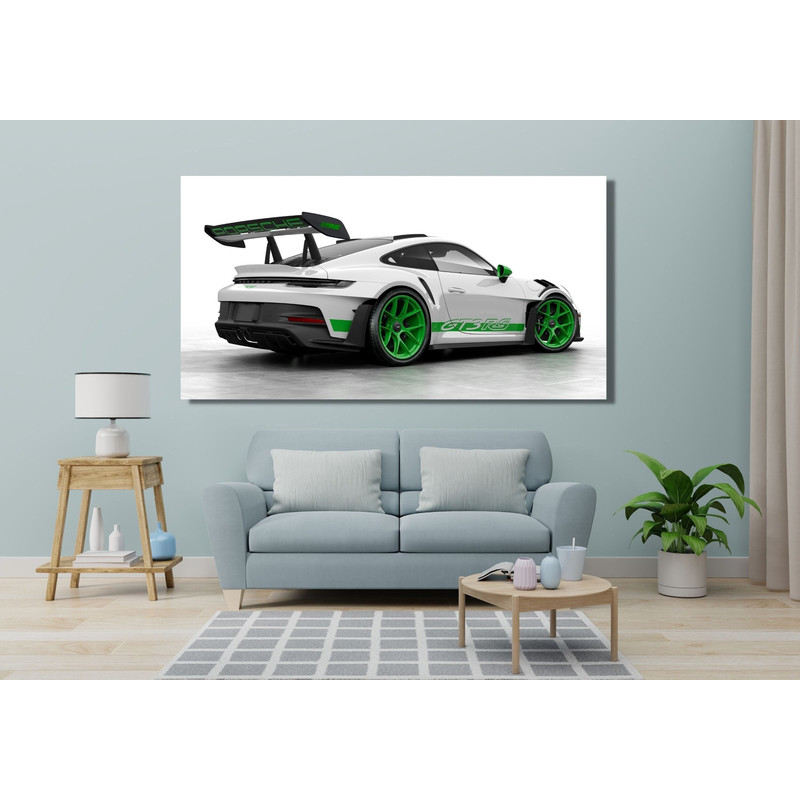 Porsche 911 GT3 RS3 Canvas Wall Art Porsche Wall Art Sport Car Porsche Canvas Wall Art Porsche Prints Porsche Poster Print Ready to Hang.jpg