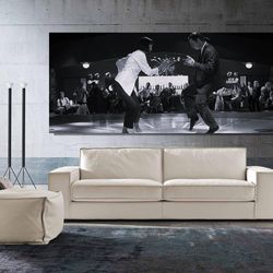 pulp fiction canvas wall art pulp fiction poster dance twist contest wall art ready to hang motivational hype hustle