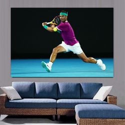 rafael nadal ready to hang canvas wall art,rafael nadal poster,nadal print,nadal wall art,nadal print,sports wall art,te