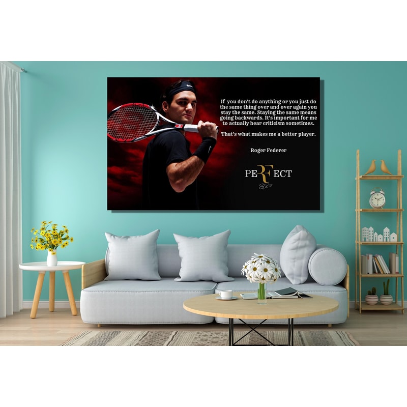Roger Federer Canvas Wall Art,Roger Federer Poster,Motivational Wall Art,Quote Wall Art, Man Cave Decoration,Tennis Wall Art,Tennis Fan Gift.jpg