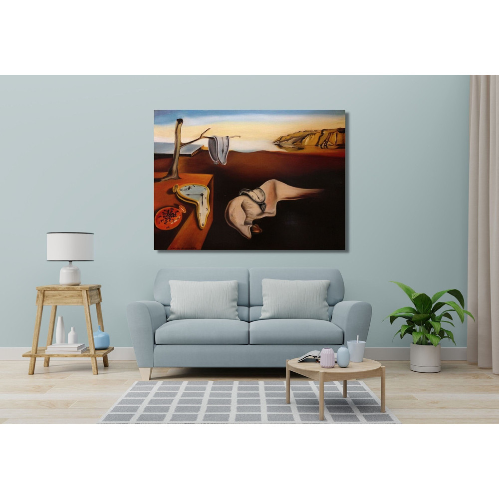Salvador Dali The Perception Of Memory Canvas Wall Art,Reproduction Home Decor,Salvador Dali Painting,Surreal Wall Art, Ready to Hang.jpg