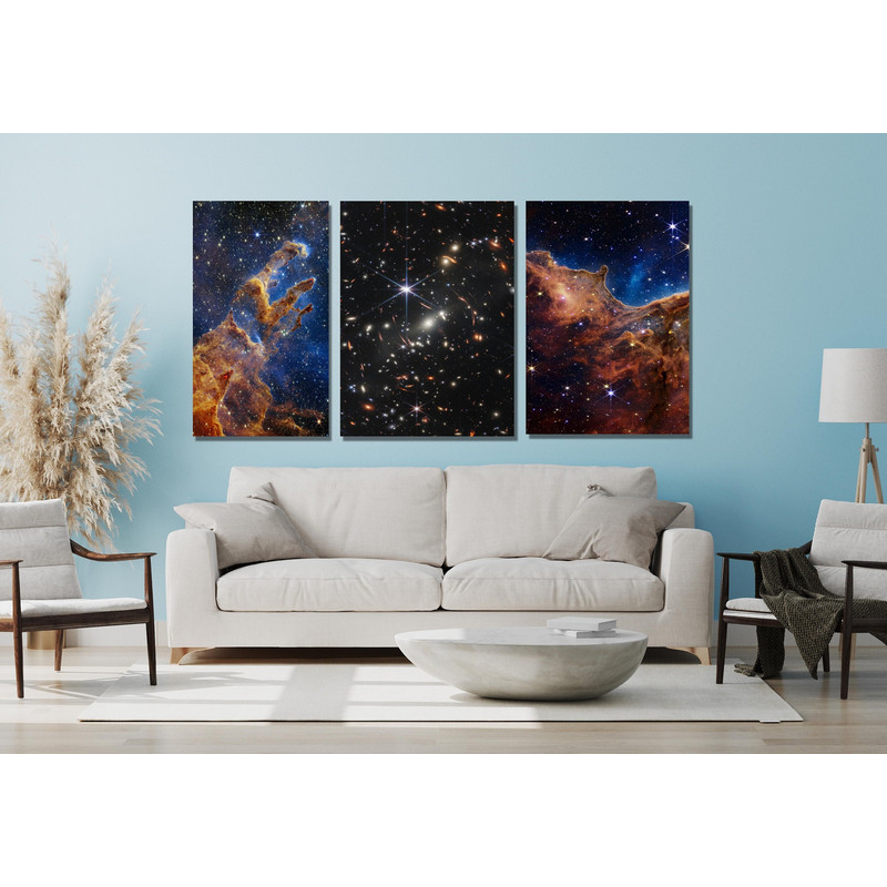 Set Of 3 James Webb Canvas Wall ArtPoster,Space Posters, NASA James Webb Space Telescope Images, Carina Nebula, Large Canvas Wall Art Print.jpg