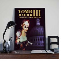 tomb raider 3 poster print | gaming poster