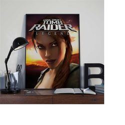 tomb raider legend poster print | gaming poster