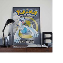 pokemon silver 1999 poster | gaming poster |
