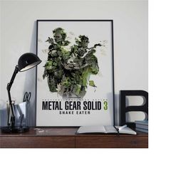 metal gear solid 3 snake eater poster |