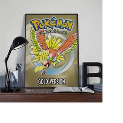 pokemon gold 1999 poster | gaming poster |