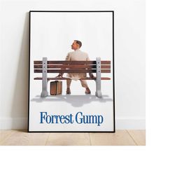 forrest gump poster, tom hanks wall art &