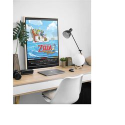 the legend of zelda phantom hourglass poster |