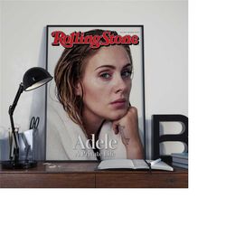 adele poster print | magazine cover poster |