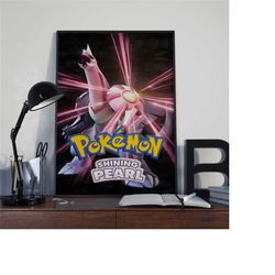 pokemon shining pearl 2021 poster | gaming poster