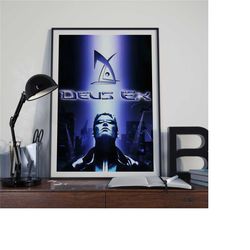 deus ex 2000 poster | gaming poster |