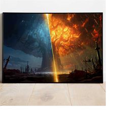 world of warcraft poster, wow wall art &