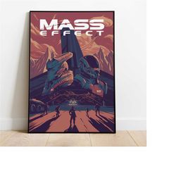 mass effect poster, wall art & fine art