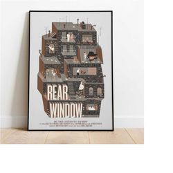 rear window poster, wall art & fine art