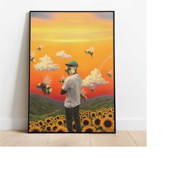tyler the creator poster, sunflower album wall art