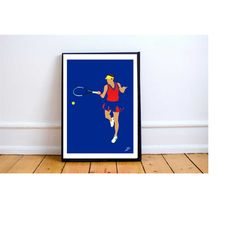 emma raducanu poster print. a4/a3, raducanu, us open,