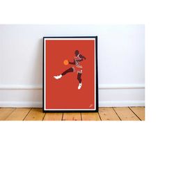 michael jordan ii poster print. a4/a3, michael jordan,