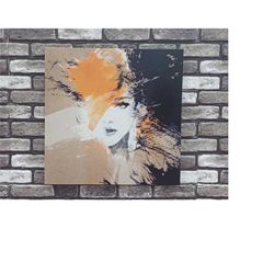 gift for the home, woman painting wall decor,