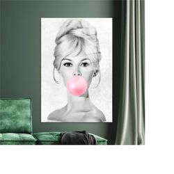 glass art, bubble gum glass wall art, brigitte