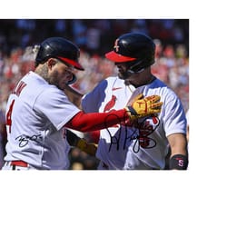 albert pujols yadier molina signed photo autograph print