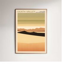 death valley national park poster | above bed