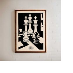 chess poster - game of kings - london