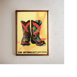 poster - san antonio country music festival -