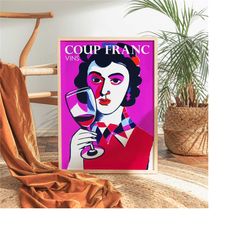 french wine poster | wine lover wall art