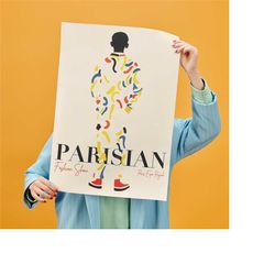 french fashion poster - paris - france -
